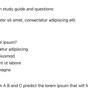 AP moises study guide